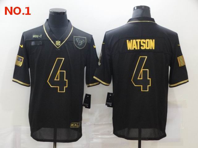 Houston Texans #4 Deshaun Watson Men's Nike Jerseys-6